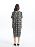 LC Waikiki Crew Collar Floral Women's Dress
